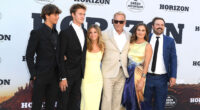 Kevin Costner poses with five of his children at ‘really special’ Horizon premiere as fans praise ‘beautiful family’