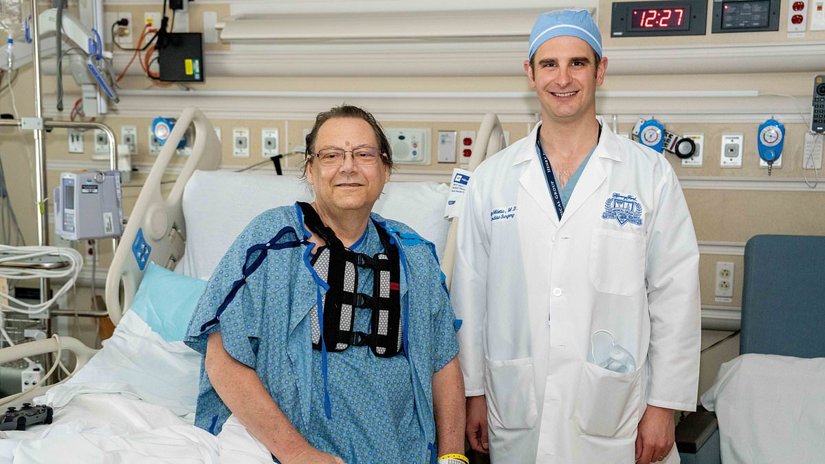 Michigan man's 'heart in a box' operation is state's first to transplant the still-beating organ into a patient