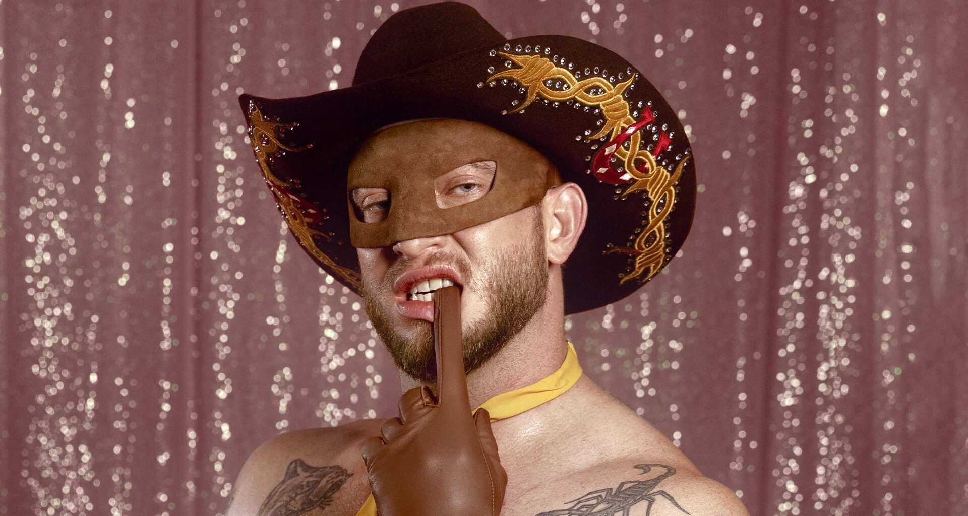 Orville Peck goes naked for Paper Magazine as masked country singer channels Chris Evans’ risqué movie scene