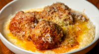 Meatballs at Domenica in New Orleans