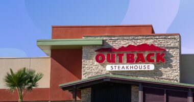 front of an Outback Steakhouse