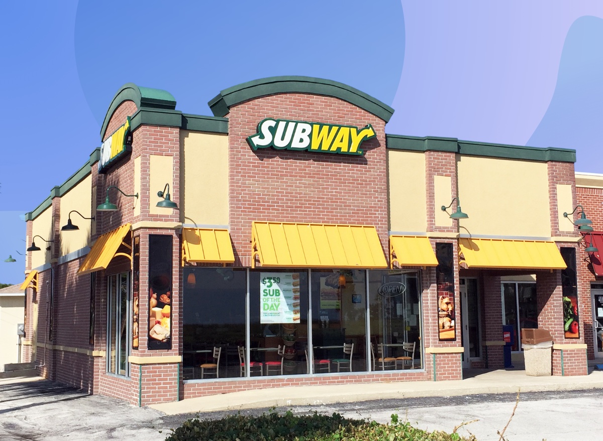 Subway storefront design