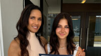 Top Chef alum Padma Lakshmi proudly poses with rarely-seen daughter Krishna, 14, as teen is ‘off to high school’