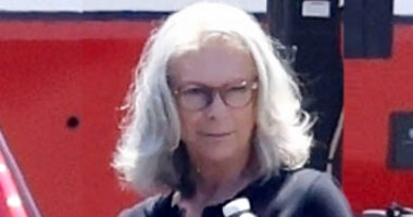 Jamie Lee Curtis, 65, is barely recognizable with long gray hair as actress is spotted on set of Freaky Friday 2