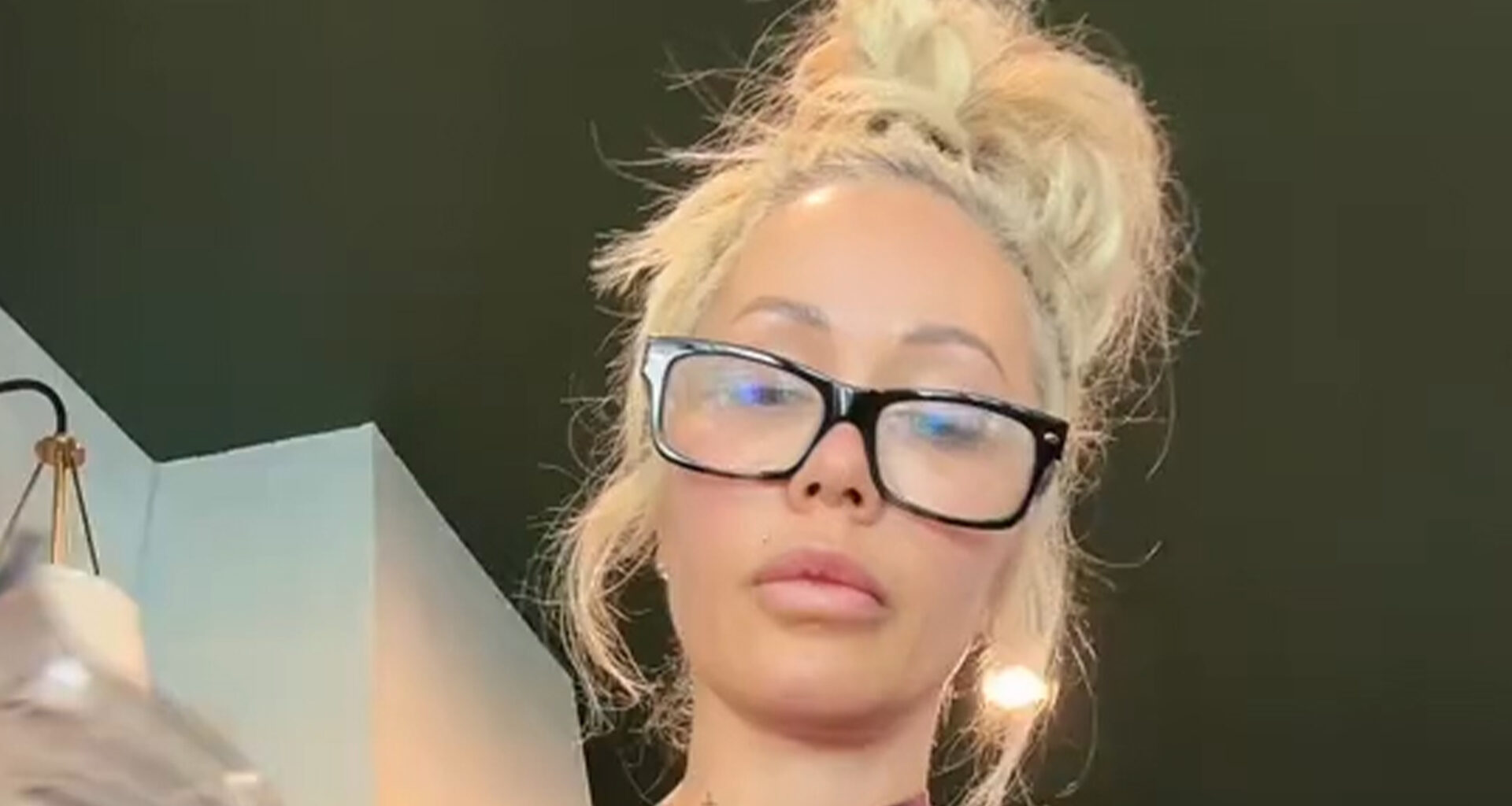 Jelly Roll’s wife Bunnie XO goes makeup-free with messy bun while belting out husband’s new song with Eminem Save Me