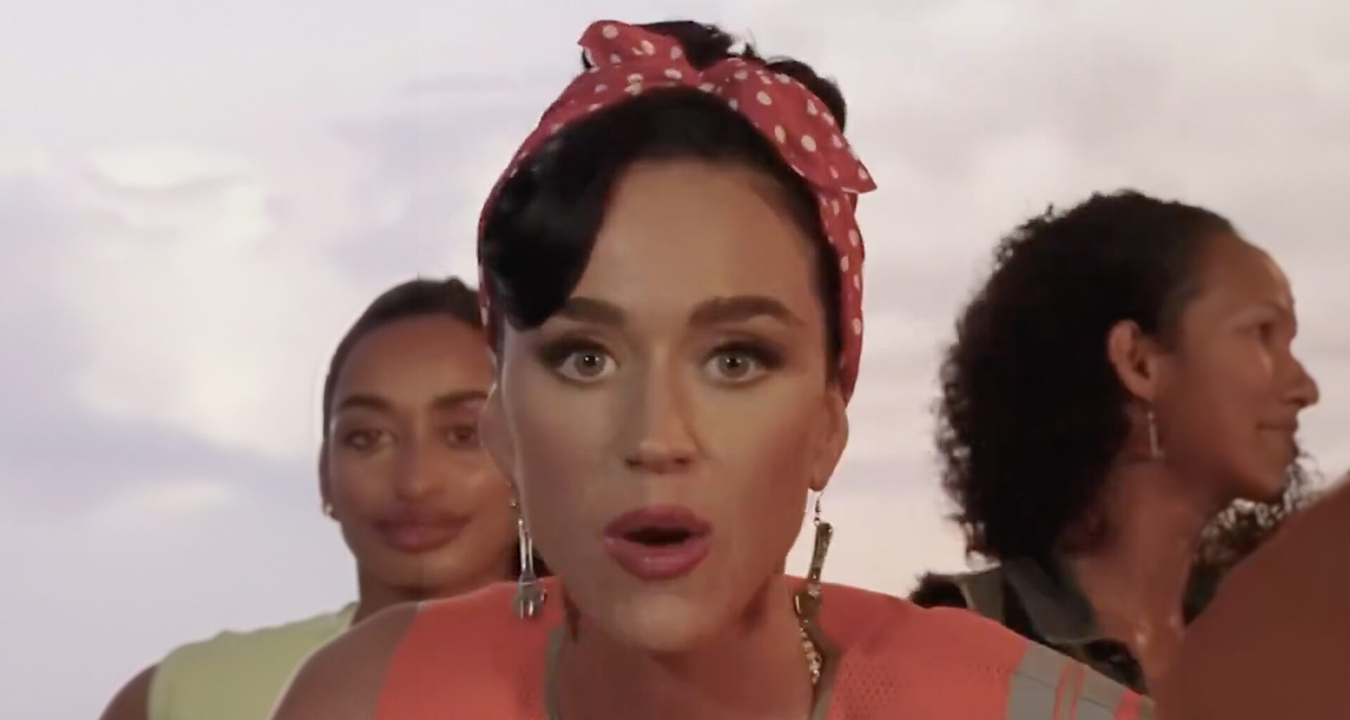 Katy Perry says music video for Woman’s World is ‘satire’ – but fans think singer is ‘reaching’ after song backlash