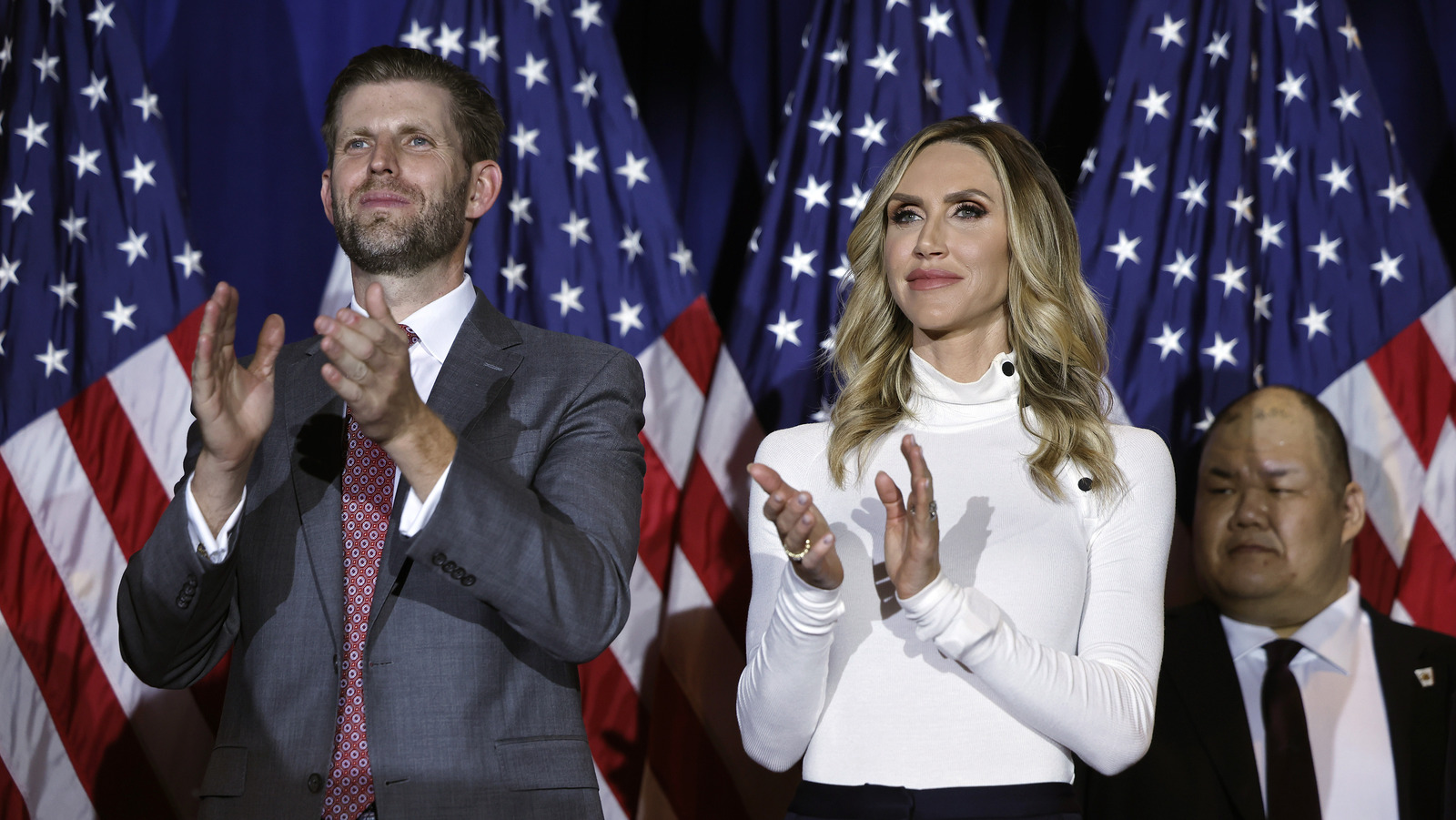 Lara And Eric Trump's Cringey PDA Moment At 2024 RNC Is So Awkward