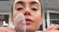 Lily Collins looks unrecognizable with rotting flesh and burn scars in on-set transformation video from film Maxxxine