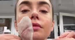Lily Collins looks unrecognizable with rotting flesh and burn scars in on-set transformation video from film Maxxxine