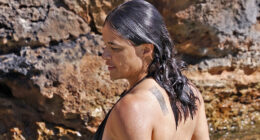 Michelle Rodriguez, 45, seen in teeny black bikini as Fast X actress takes in the sun during Ibiza getaway