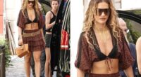 Rita Ora looks stunning as she shows off rock-hard abs in bra top in Italy