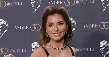Shania Twain, 58, performs in tiny black bottoms and matching top after fan backlash over wardrobe