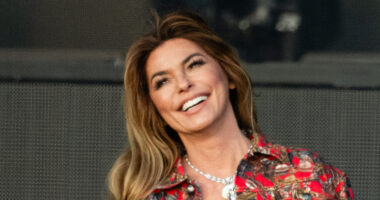 Shania Twain, 58, reveals weight loss as she performs in miniskirt and low-cut top at London music festival