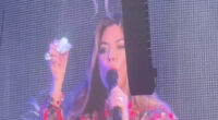 Shania Twain abruptly stops London concert to blow her nose as singer says ‘pardon me’ in bizarre moment