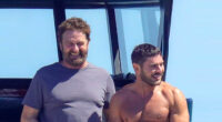 Zac Efron, Gerard Butler and bikini-clad women party on yacht in St Tropez – but fans spot ‘normal’ detail