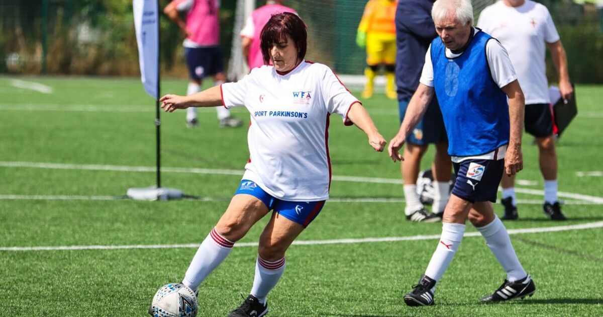 ‘I have Parkinson’s and play walking football for England - more women should try it'