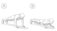 illustration of pushups