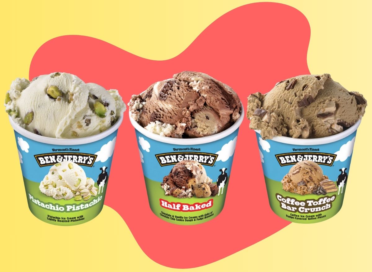 A trio of Ben & Jerry