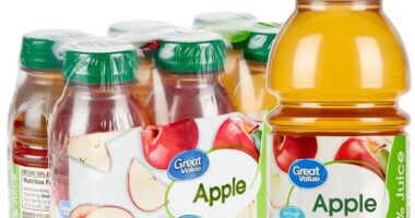 Apple juice sold in Walmart is recalled over fears it contains ARSENIC