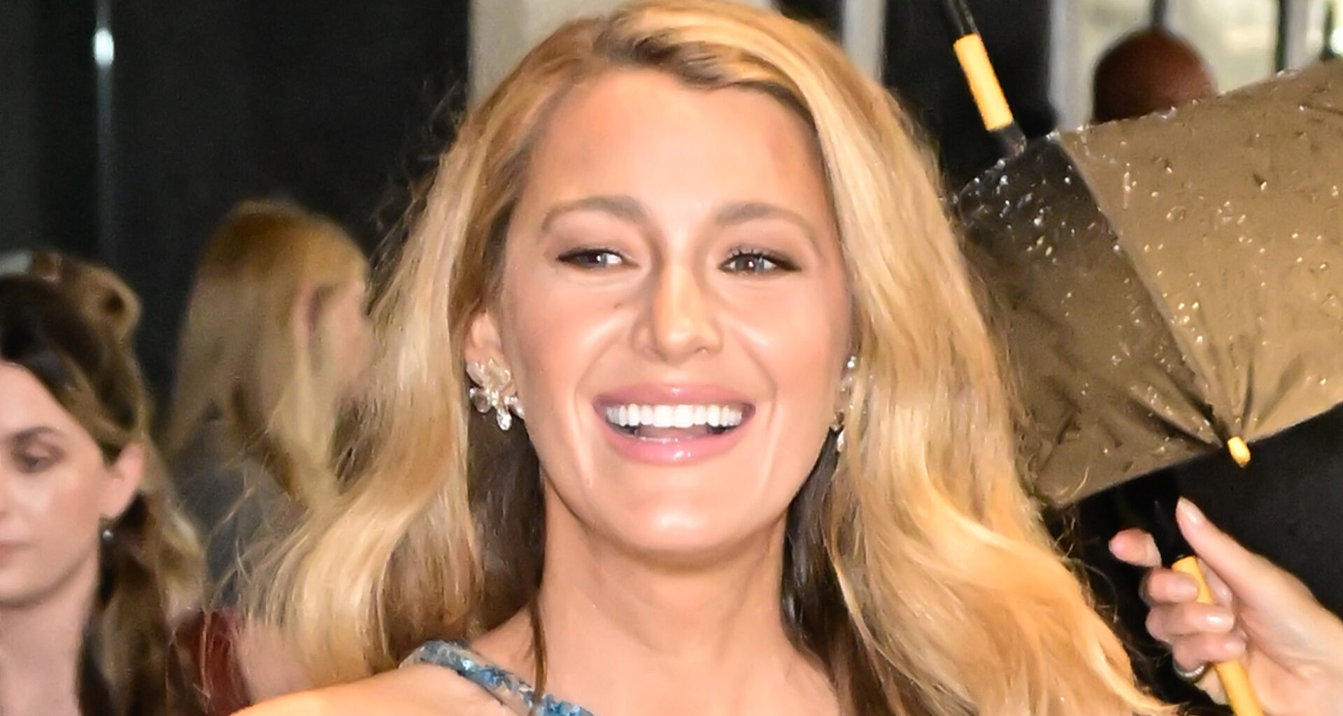 Blake Lively wears Britney Spears’ Versace dress to It Ends With Us premiere as fans think she’s gunning for biopic role