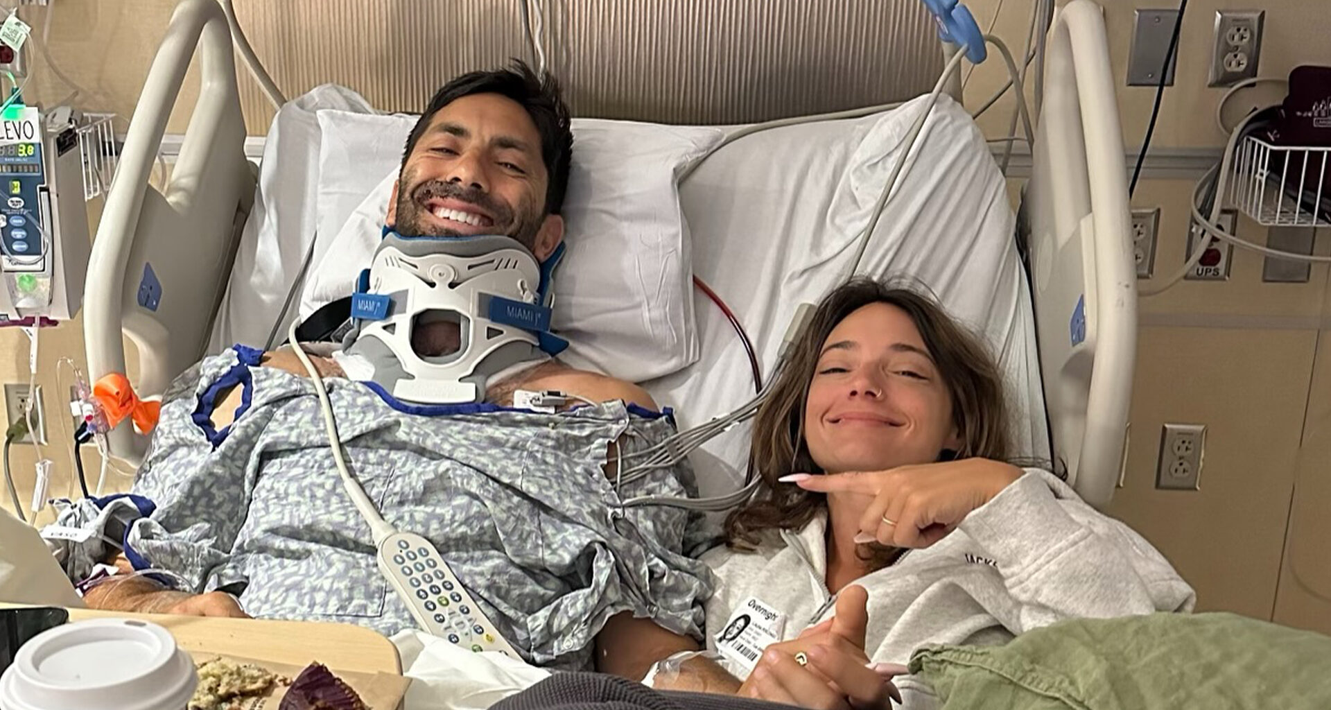 Catfish’s Nev Schulman breaks his neck in scary bike accident & shares hospital pics as he says ‘I’m lucky to be alive’