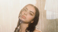 Charli XCX channels ‘Brat Summer’ energy in daring Skims promo as star models underwear in rain-soaked photoshoot