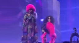 Lil Kim, 50, praised for ‘ageless’ beauty during surprise cameo at Missy Elliot show after Latto said icon is the ‘GOAT’