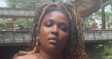 Lizzo reveals real body in tiny red bikini as fans praise singer’s slimmer figure after weight loss transformation