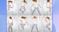 sleep positions concept