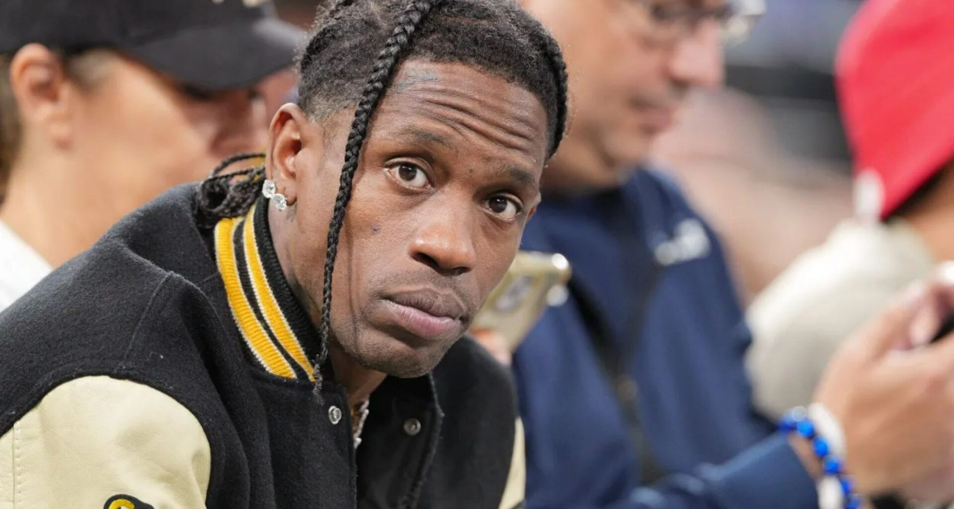 Travis Scott ‘arrested in Paris over drunken brawl with his own bodyguard’ at hotel after going to Olympics