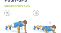 resistance band pushups