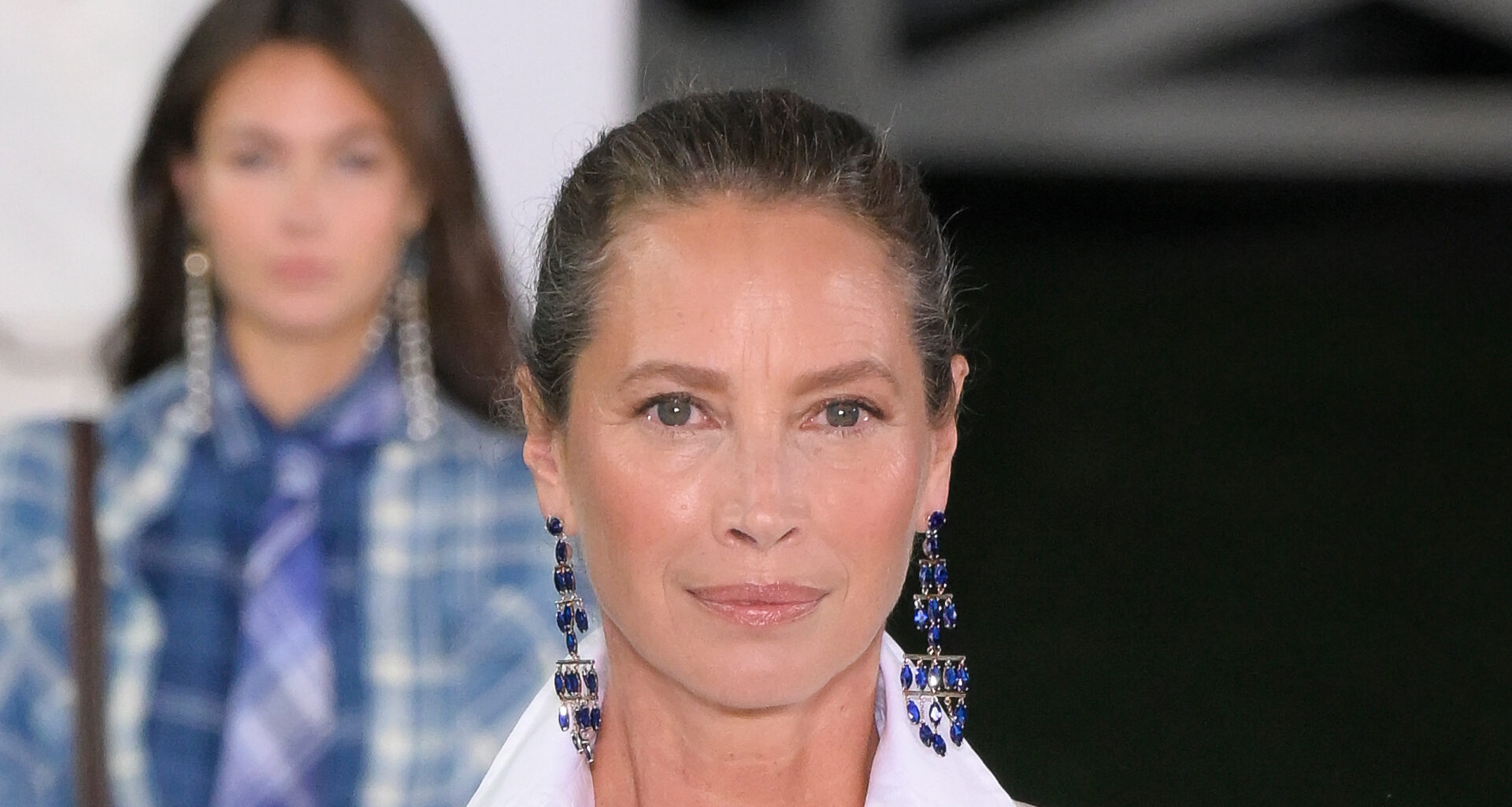 90s supermodel, 55, glows as she returns to runway for Ralph Lauren fashion show 30 years after heyday