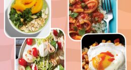 healthy clean eating recipes collage