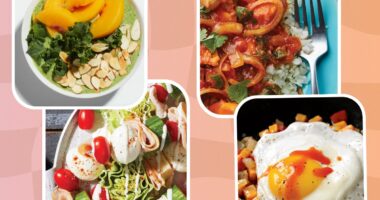 healthy clean eating recipes collage