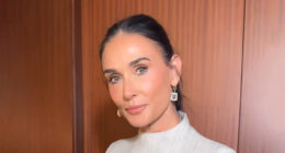 Demi Moore, 61, is ‘aging backwards’ as actress shines in pouf dress and reveals flawless skin for photo shoot