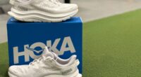 HOKA Kawana 2 sneakers on sneaker box