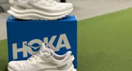 HOKA Kawana 2 sneakers on sneaker box