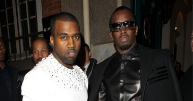 Kanye West hinted at Diddy’s crimes with cryptic lyrics before sex trafficking arrest as texts between rappers resurface