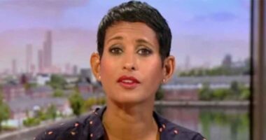 Naga Munchetty branded an 'idiot' by BBC colleague over risky error during health battle