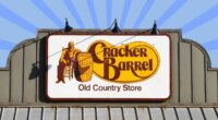 Cracker Barrel sign