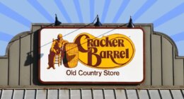 Cracker Barrel sign