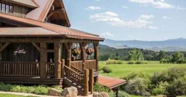 Brush Creek Ranch main lodge