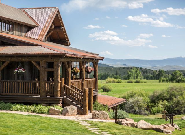 Brush Creek Ranch main lodge