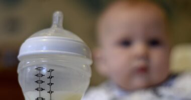 The toddler milks with more sugar than a chocolate milkshake - which are putting a THIRD of tots at risk of obesity and tooth decay