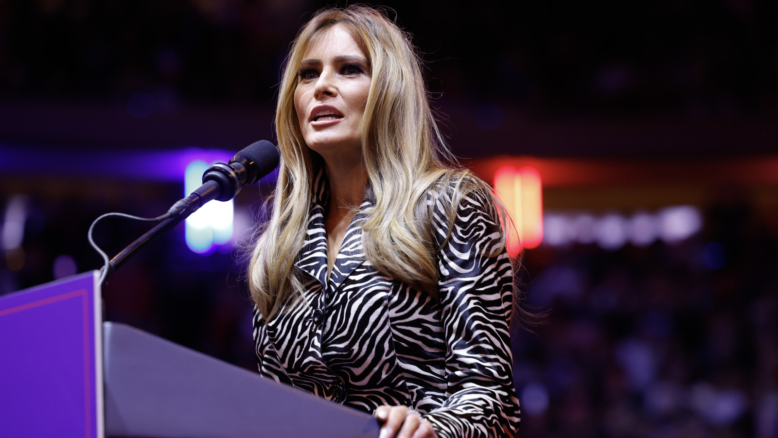 Melania Trump's Bold Fashion Moment At MSG Rally Sends Secret Message You Probably Missed