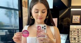 Selena Gomez reveals gold band on ring finger in new selfie after fans suspect she’s secretly engaged to Benny Blanco