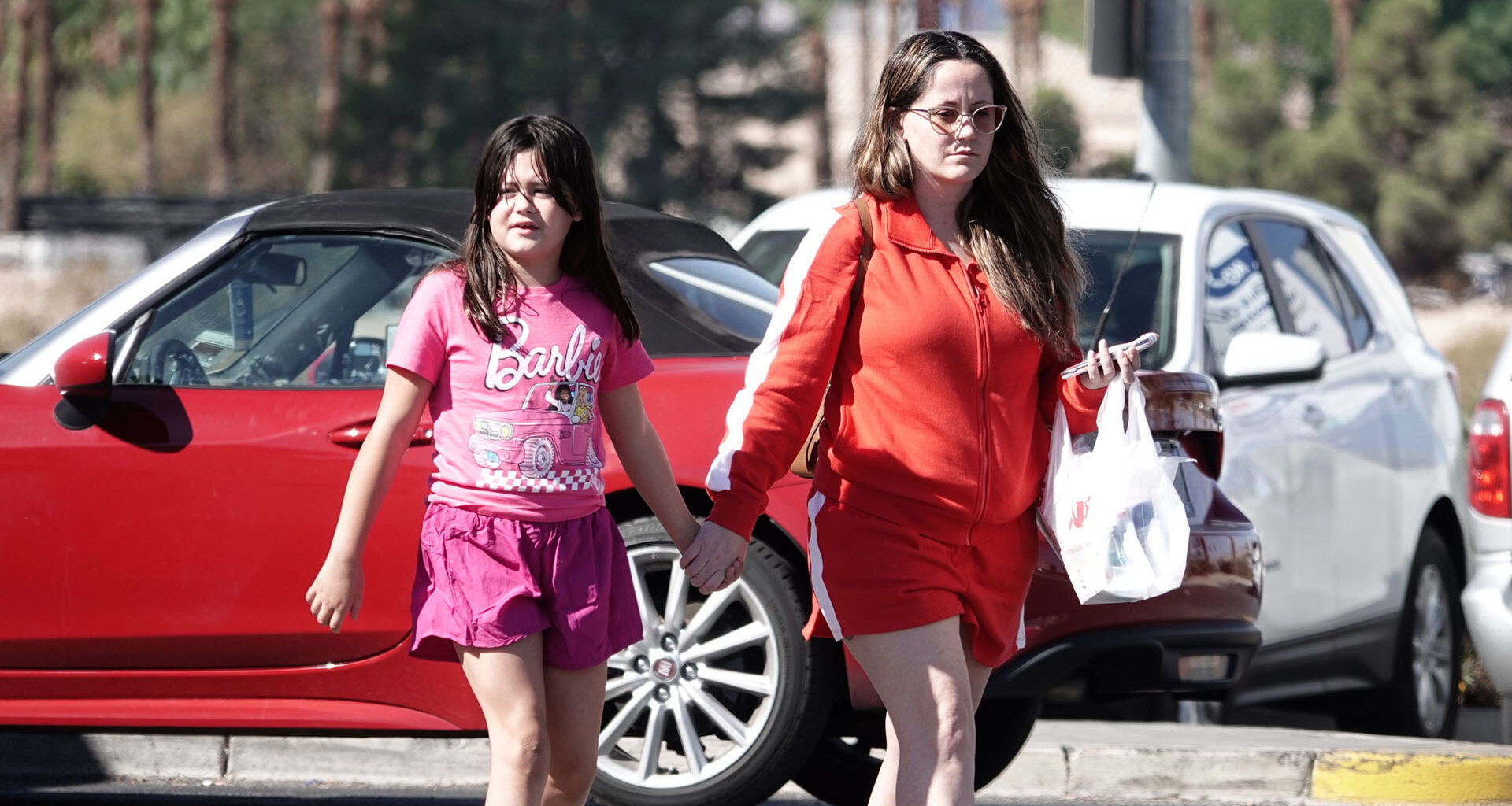 Teen Mom Jenelle Evans runs errands with daughter Ensley in Las Vegas neighborhood after winning full custody of child