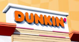 exterior of Dunkin