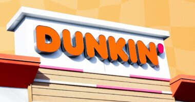 exterior of Dunkin