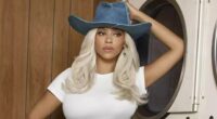 Watch Beyonce strip off to her underwear as she recreate iconic Levis launderette ad